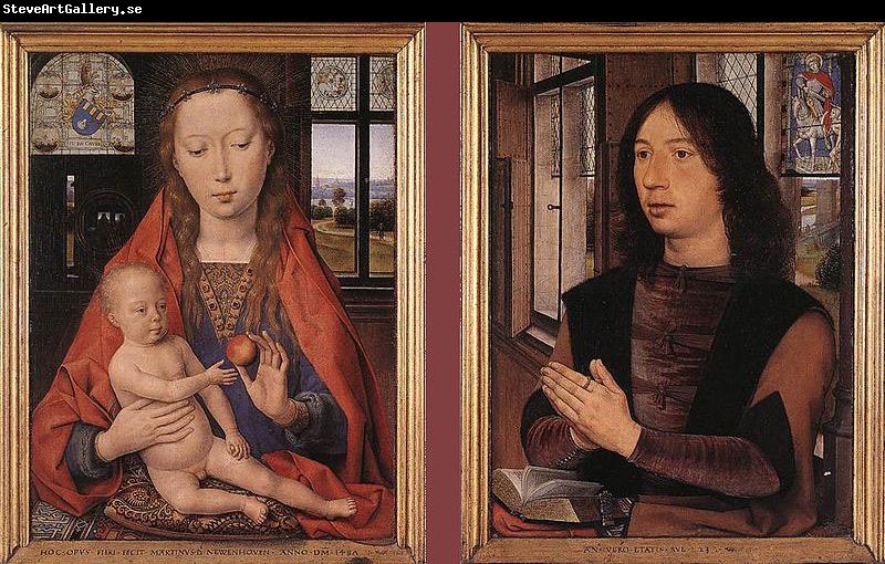 Hans Memling Diptych of Maarten Nieuwenhove